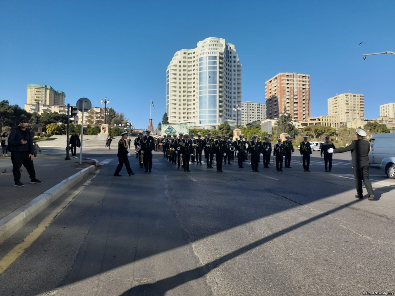 Victory Day march kicks off from Musabayov Park in Azerbaijan's Baku (PHOTO/VIDEO)