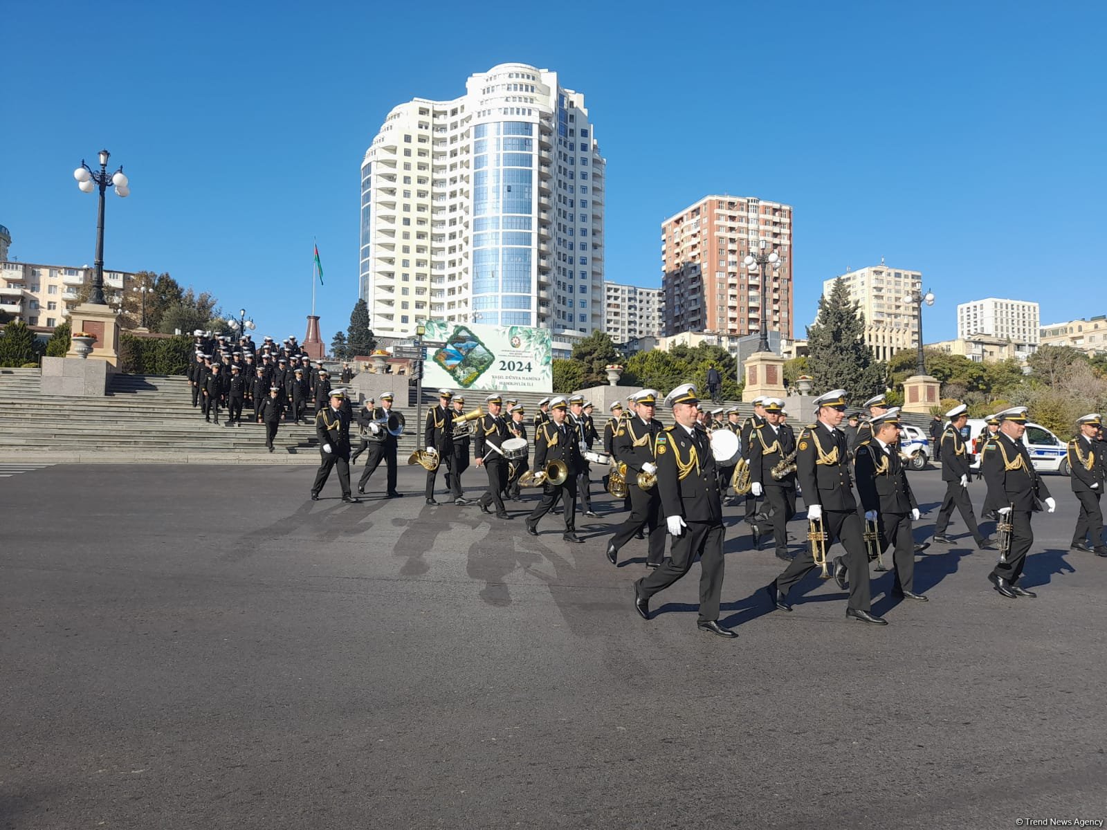 Victory Day march kicks off from Musabayov Park in Azerbaijan's Baku (PHOTO/VIDEO)