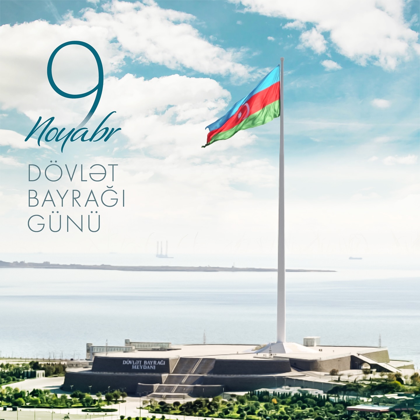 First VP Mehriban Aliyeva makes post on National Flag Day (PHOTO)
