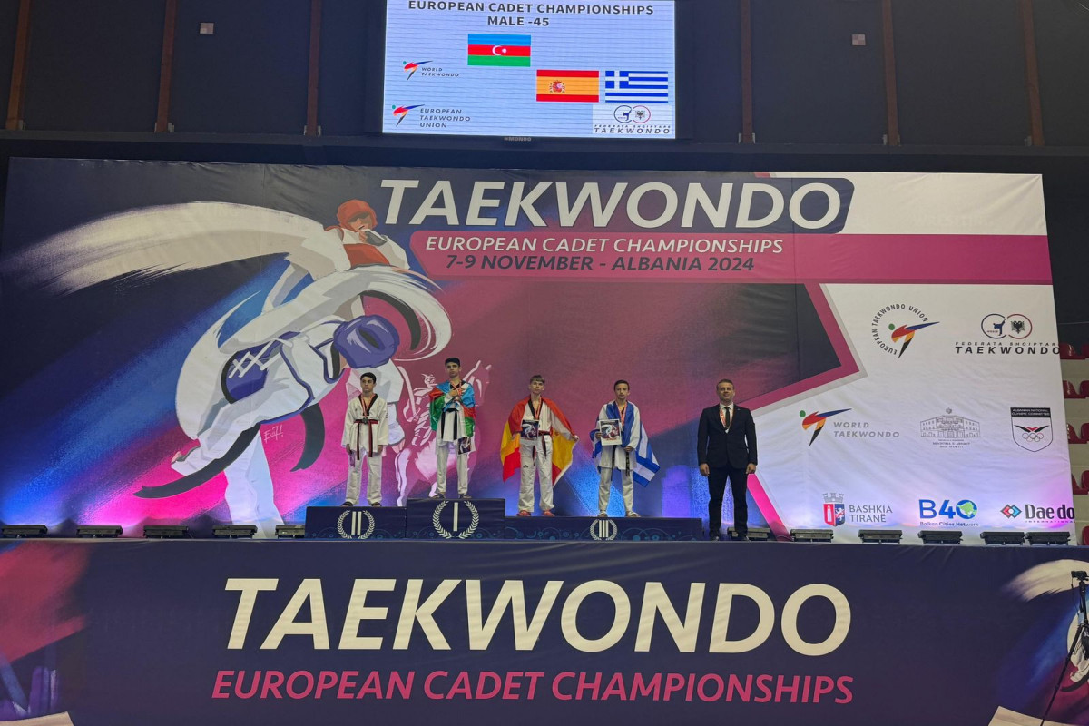 Azerbaijani taekwondo fighters secure four medals at European Championships in Tirana