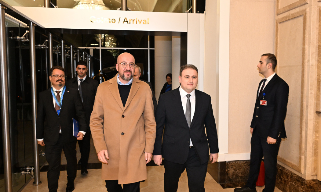 European Council President Charles Michel embarks on visit to Azerbaijan (PHOTO)