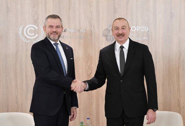 President Ilham Aliyev meets with President of Slovakia (PHOTO/VIDEO)