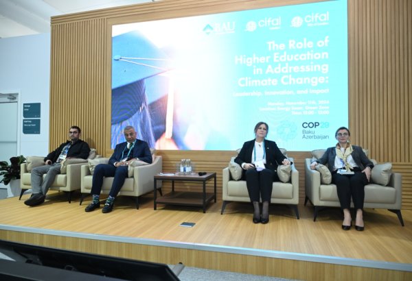 Azerbaijani Baku hosts panel session on higher education role in addressing climate change