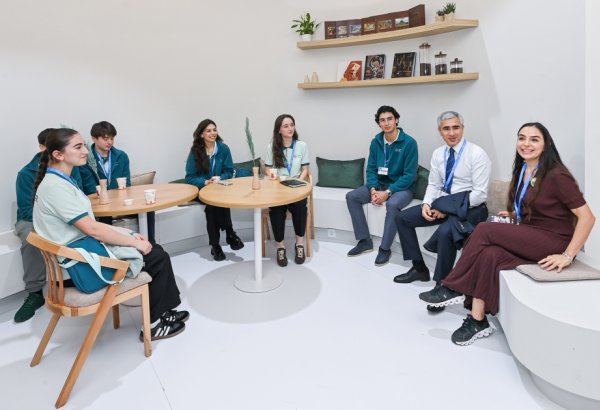 Vice-President of Heydar Aliyev Foundation Leyla Aliyeva and Assistant to the President Anar Alakbarov visit Azerbaijan pavilion at COP29 venue (PHOTO)
