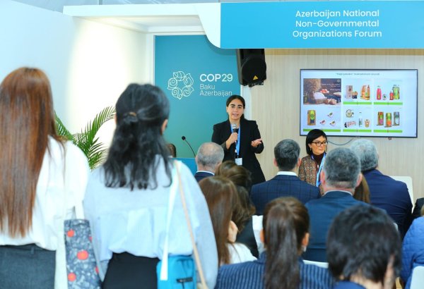 Azerbaijan's "Ecosphere" eco-social center presents its programs at COP29 (PHOTO)