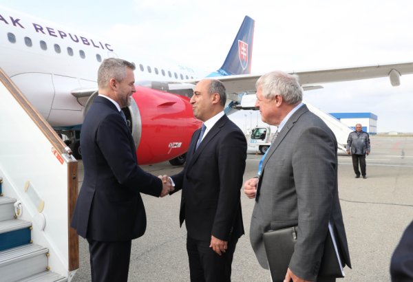 President of Slovakia arrives in Azerbaijan to attend COP29 (PHOTO)