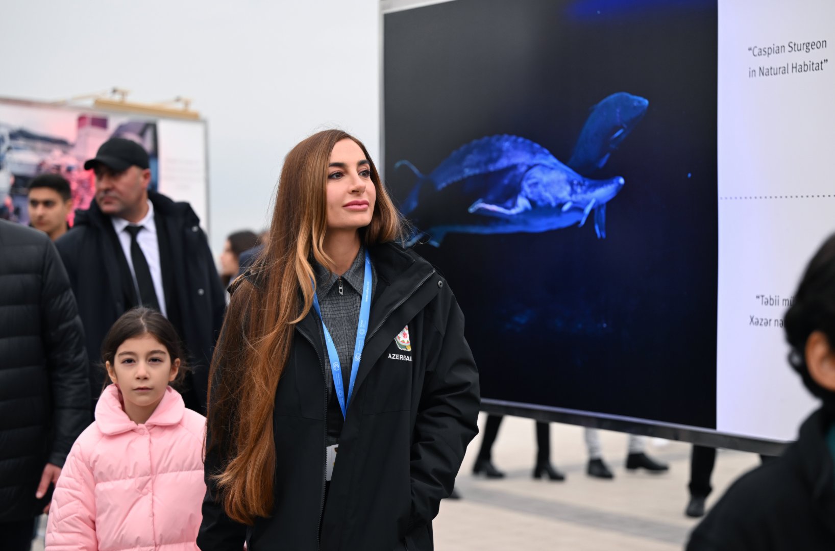Vice-President of Heydar Aliyev Foundation Leyla Aliyeva and Head of Baku Media Center Arzu Aliyeva attend presentation of international project on protection of marine species (PHOTO)