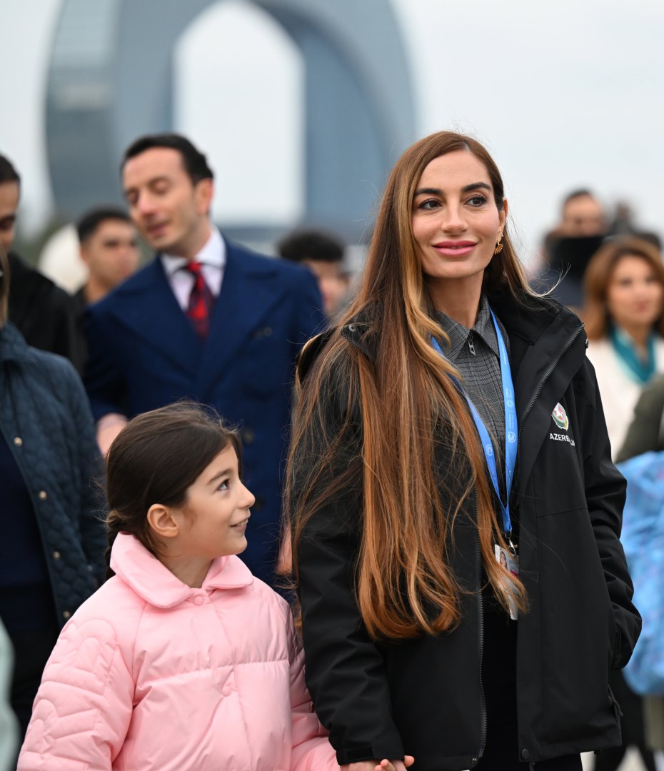 Vice-President of Heydar Aliyev Foundation Leyla Aliyeva and Head of Baku Media Center Arzu Aliyeva attend presentation of international project on protection of marine species (PHOTO)