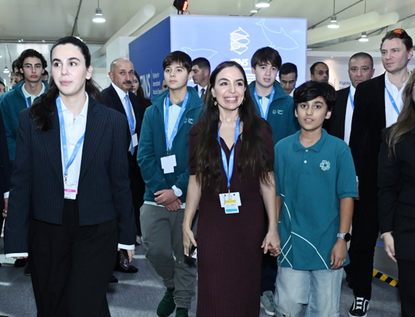 Vice-President of Heydar Aliyev Foundation Leyla Aliyeva and Head of Baku Media Center Arzu Aliyeva attend presentation of international project on protection of marine species (PHOTO)