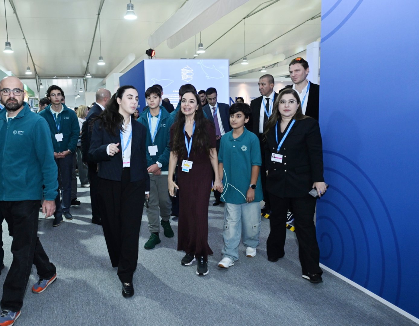 Vice-President of Heydar Aliyev Foundation Leyla Aliyeva and Head of Baku Media Center Arzu Aliyeva attend presentation of international project on protection of marine species (PHOTO)