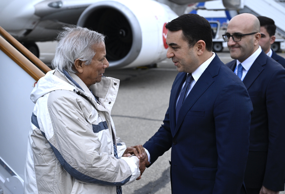 Chief Advisor to Interim Government of Bangladesh arrives on visit to Azerbaijan