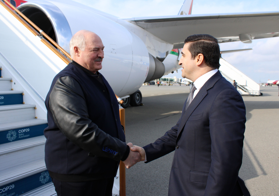 President of Belarus pays visit to Azerbaijan to participate in COP29 (PHOTO)