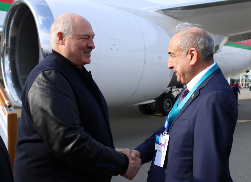 President of Belarus pays visit to Azerbaijan to participate in COP29 (PHOTO)