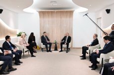 President Ilham Aliyev meets with Chairman and member of Presidency of Bosnia and Herzegovina (PHOTO/VIDEO)