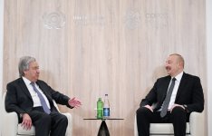 President Ilham Aliyev meets with UN Secretary General (PHOTO/VIDEO)