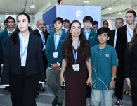Vice-President of Heydar Aliyev Foundation Leyla Aliyeva and Head of Baku Media Center Arzu Aliyeva attend presentation of international project on protection of marine species (PHOTO)