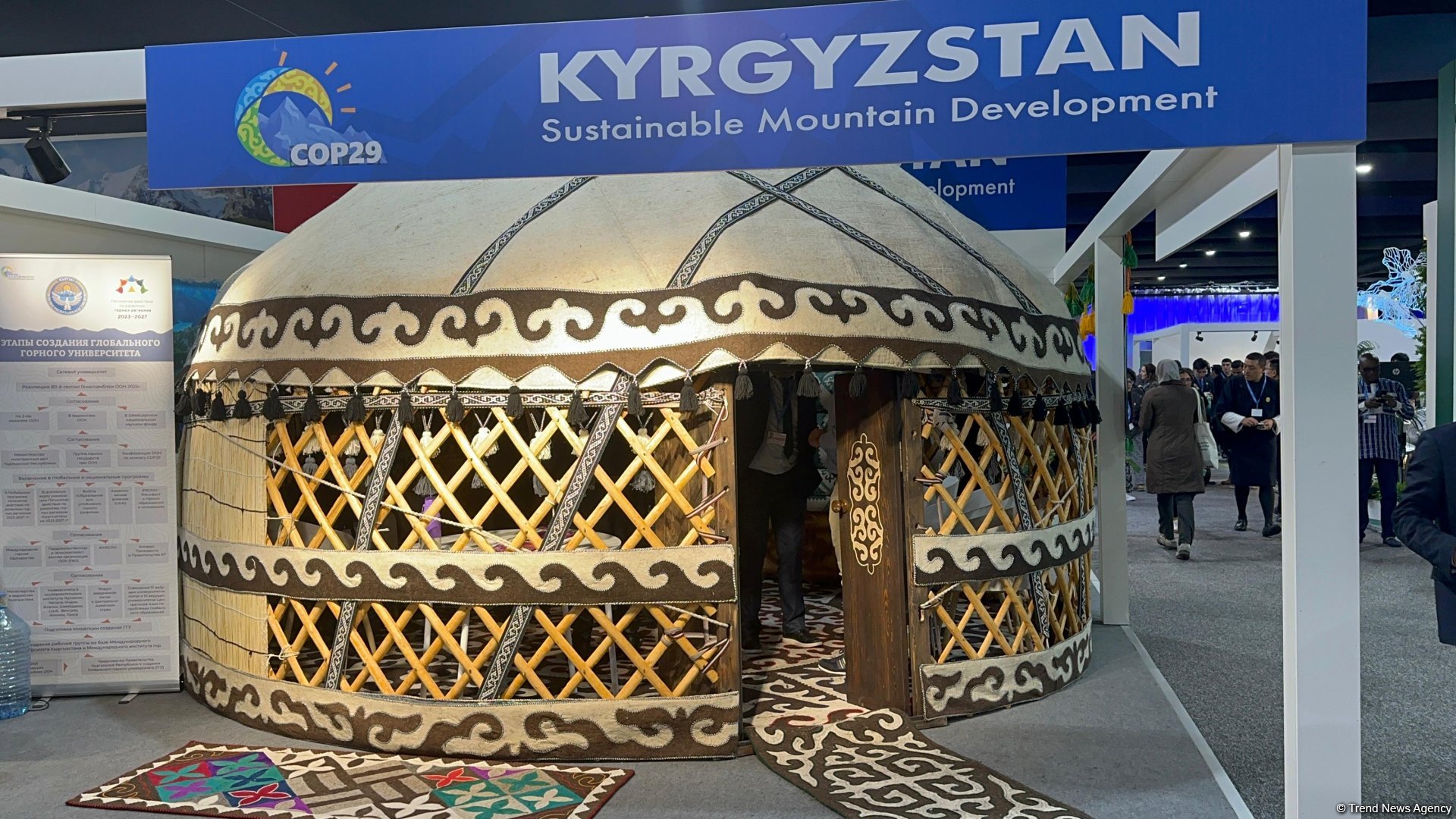 Kyrgyzstan presents unique pavilion at COP29 (PHOTO/VIDEO)