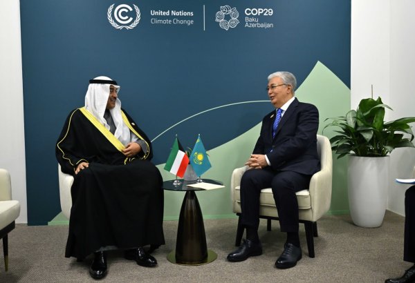 Kuwait holds strong potential as investor in Kazakhstan - Tokayev at COP29 (PHOTO)