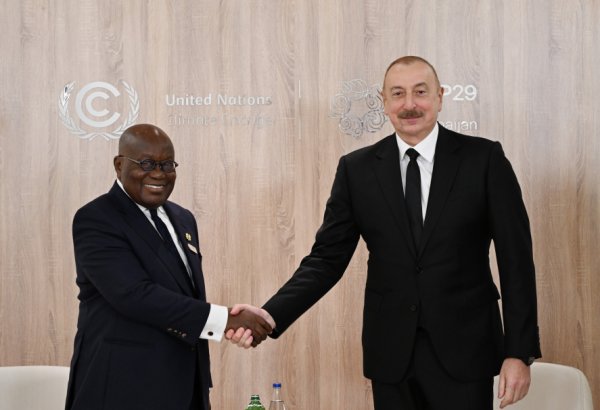 President Ilham Aliyev meets with President of Ghana (PHOTO/VIDEO)