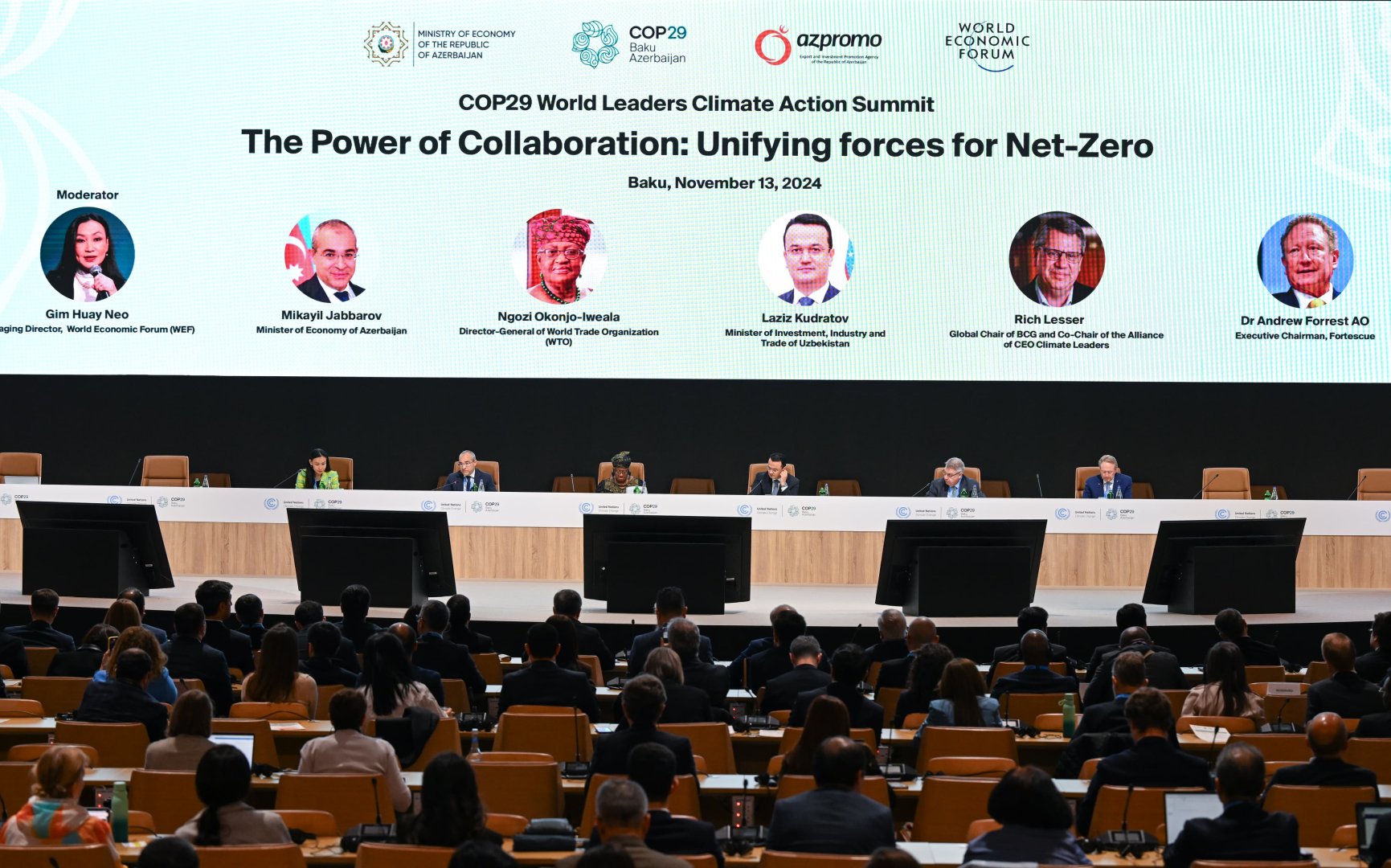 High-Level session held with World Economic Forum at COP29 (PHOTO)