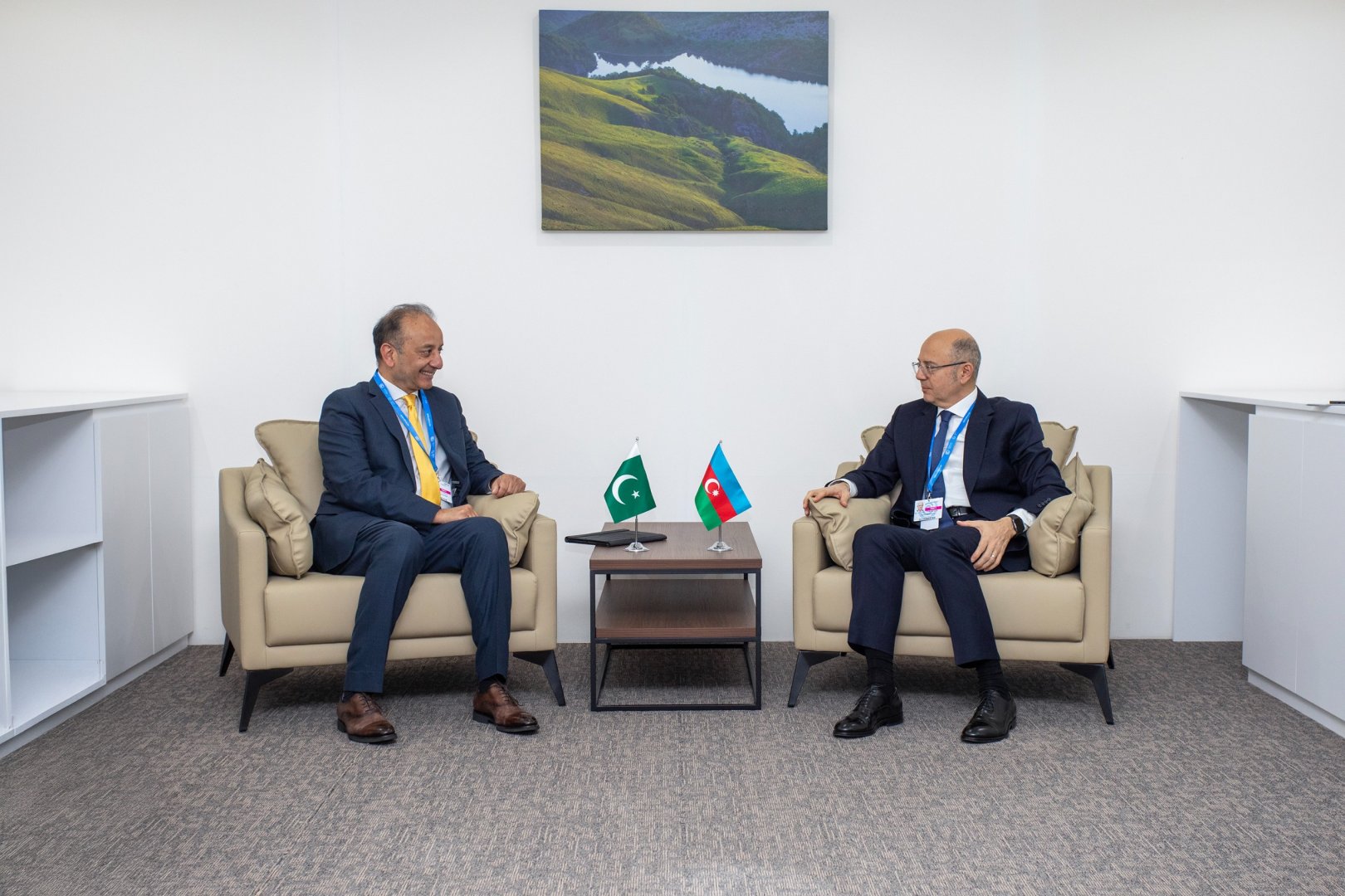 Azerbaijan's energy minister holds series of meetings during COP29 event (PHOTO)
