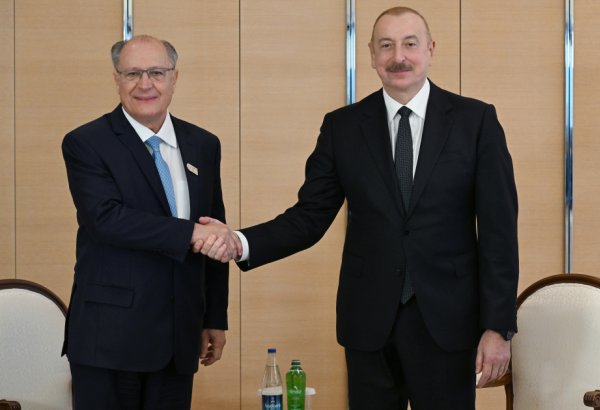 President Ilham Aliyev meets with Vice President of Brazil (VIDEO)