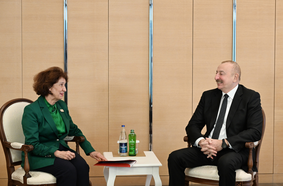 President Ilham Aliyev meets with President of North Macedonia (PHOTO/VIDEO)