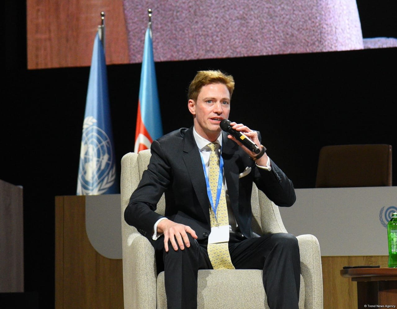 COP29 hosts panel discussion on business, investment, philanthropy (PHOTO)