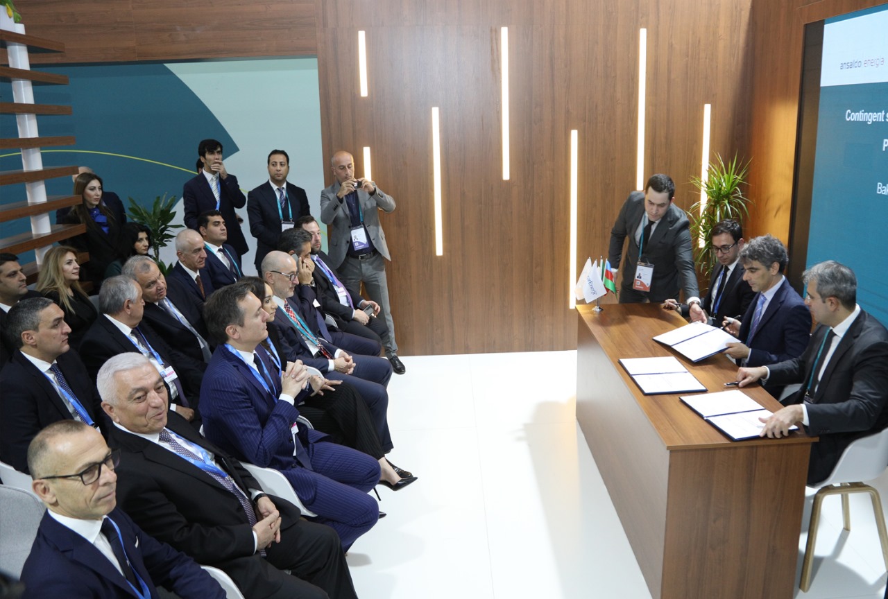 Azerenergy, SOCAR Trading, Italian Ansaldo Energia seal carbon loan deal at COP29 (PHOTO)