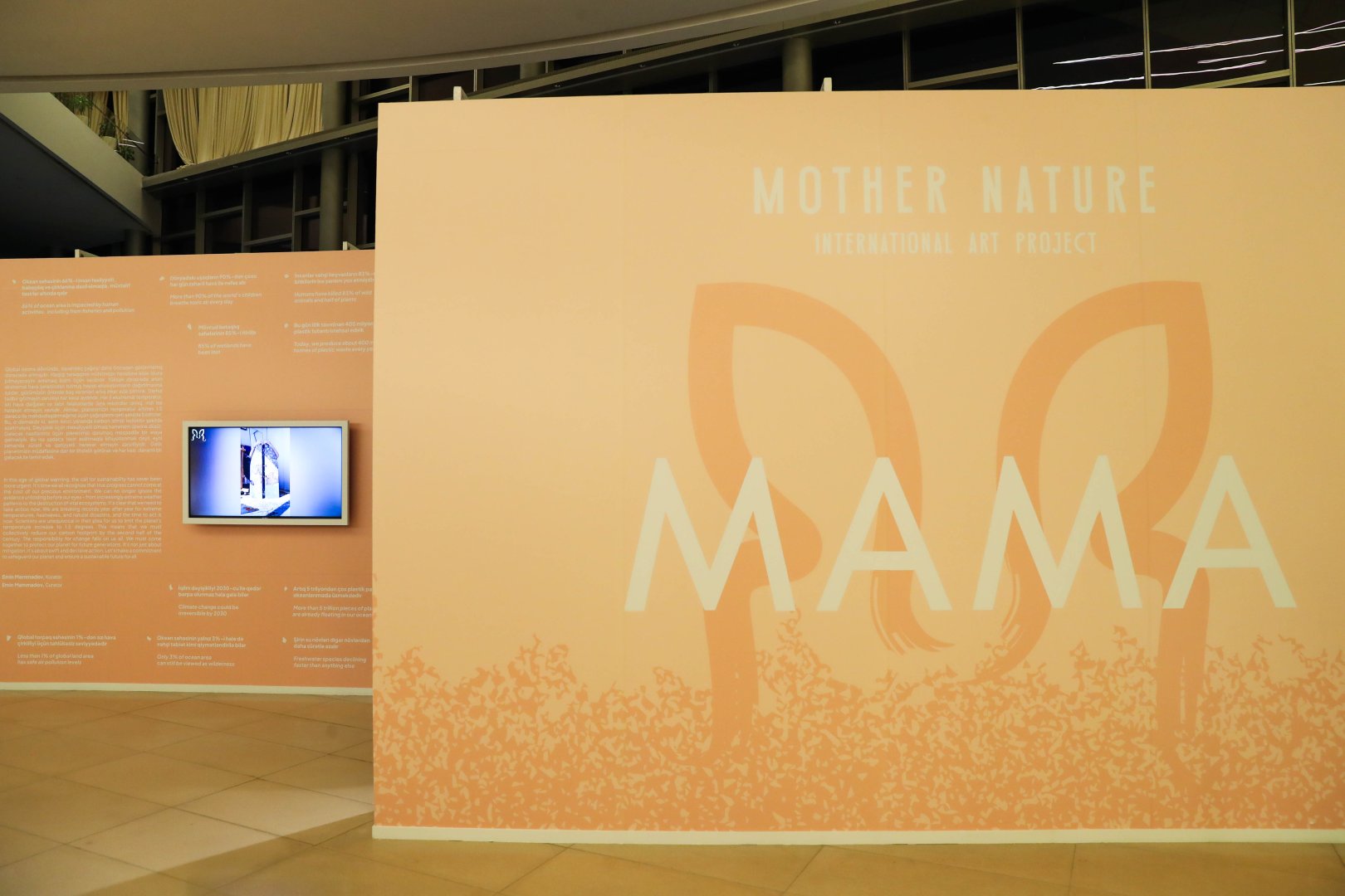 MAMA "Mother Nature" international art project and “Participate!" exhibition launched at Heydar Aliyev Center (PHOTO/VIDEO)