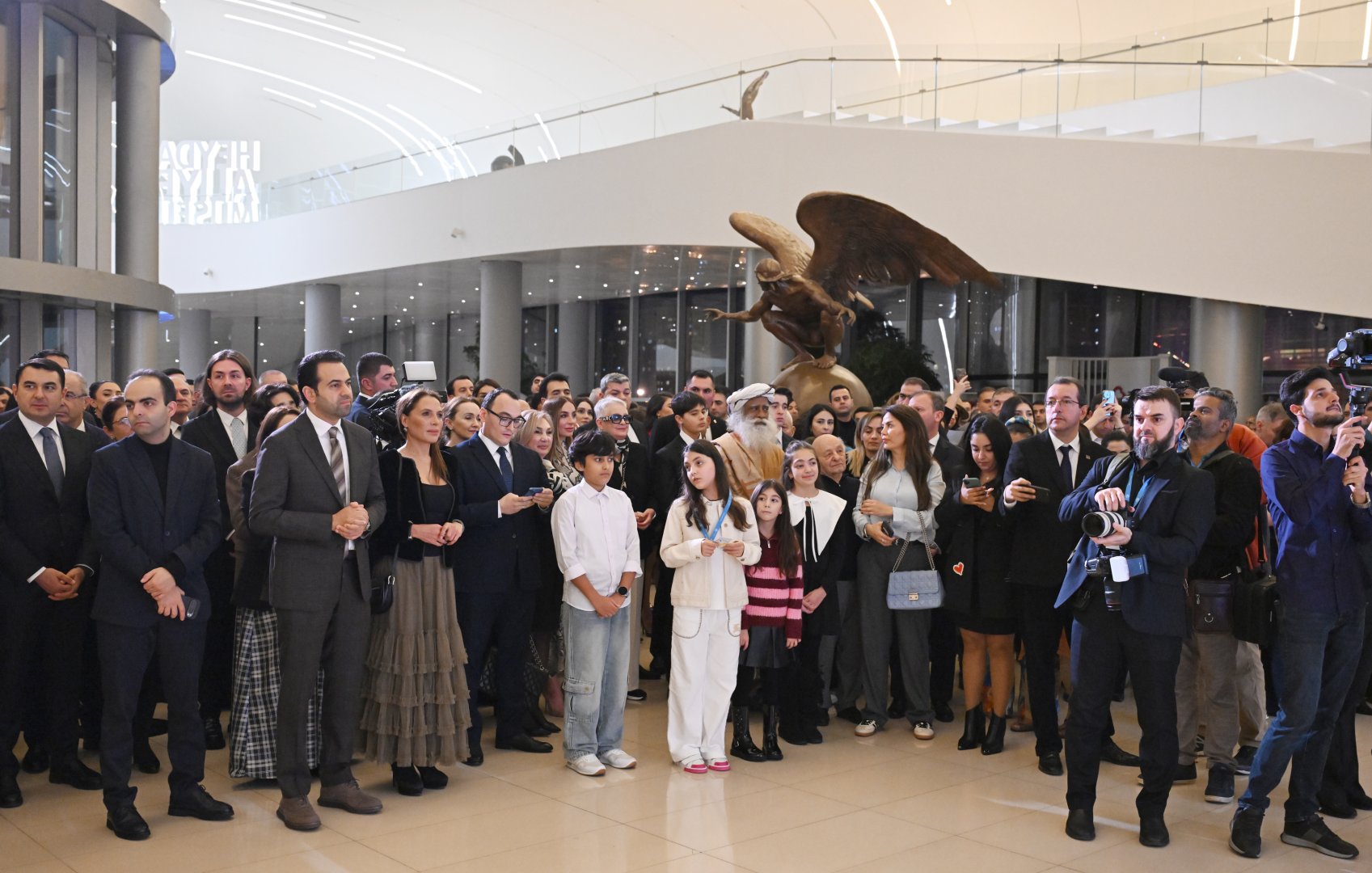 MAMA "Mother Nature" international art project and “Participate!" exhibition launched at Heydar Aliyev Center (PHOTO/VIDEO)