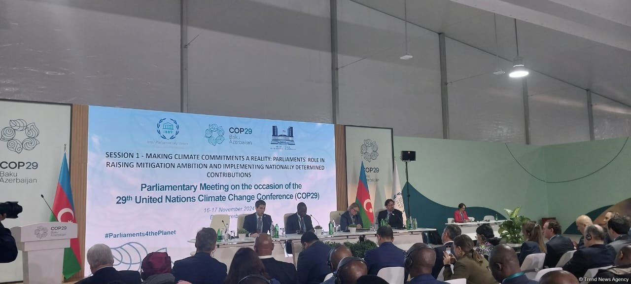Azerbaijan's COP29 holds session on making climate commitments reality on margins of Parliamentary Meeting