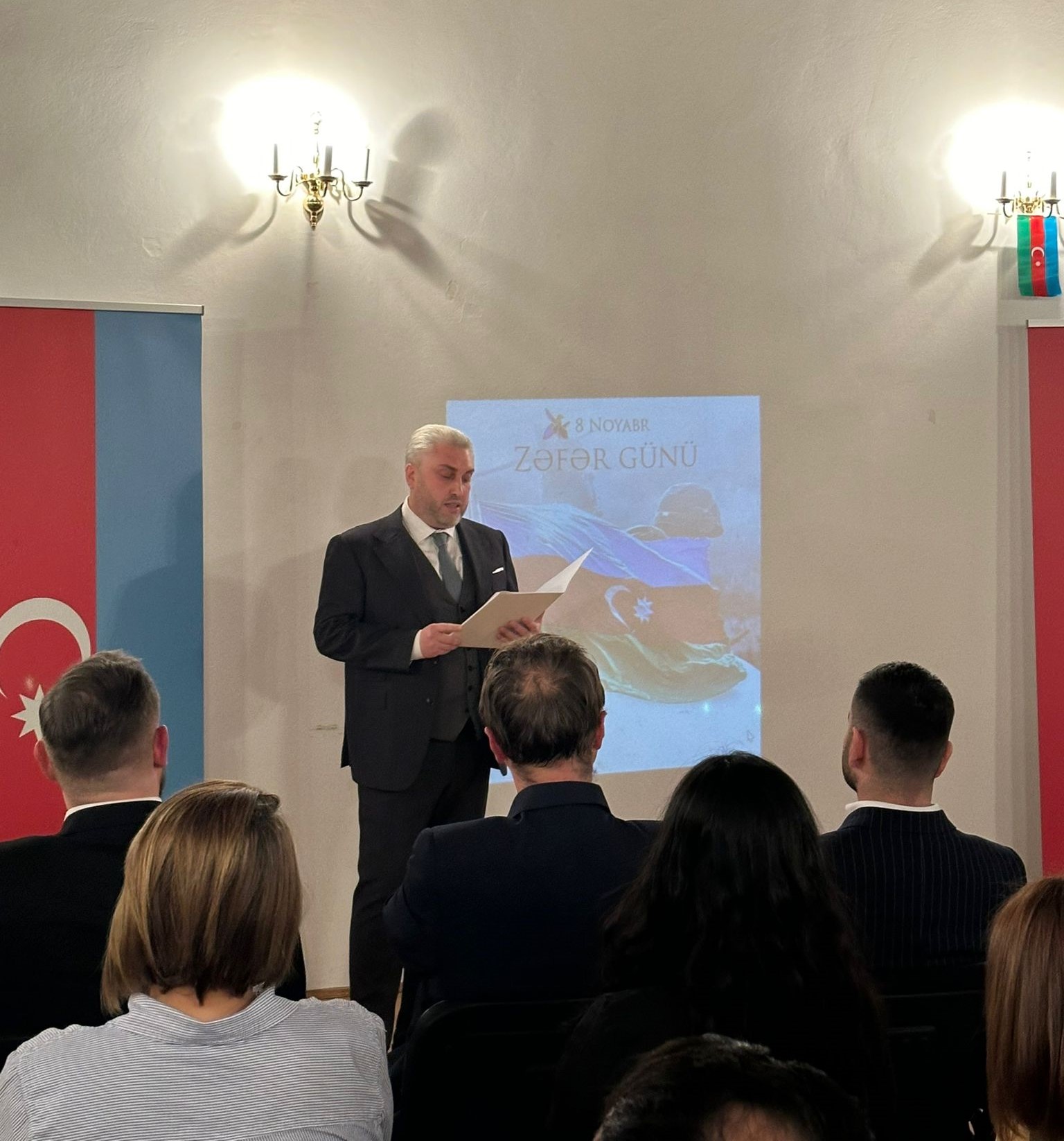 Azerbaijan House in Krakow, Poland marks November 8 - Victory Day (PHOTO)