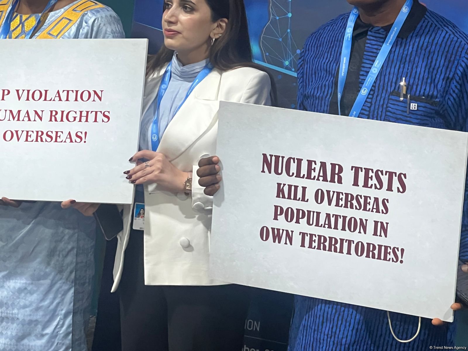 Baku Initiative Group holds protest against nuclear tests in colonial territories (PHOTO)