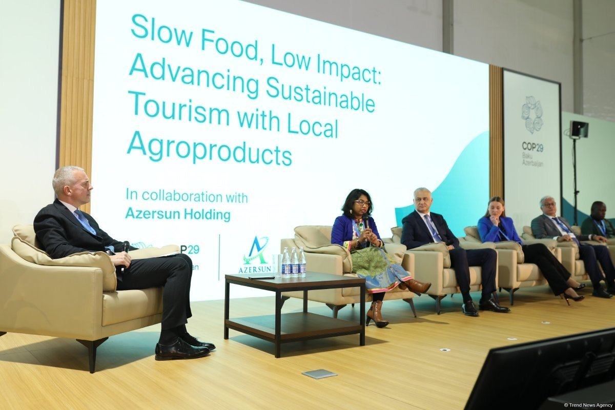 COP29 in Azerbaijan hosts panel discussion on “Slow Food” (PHOTO)