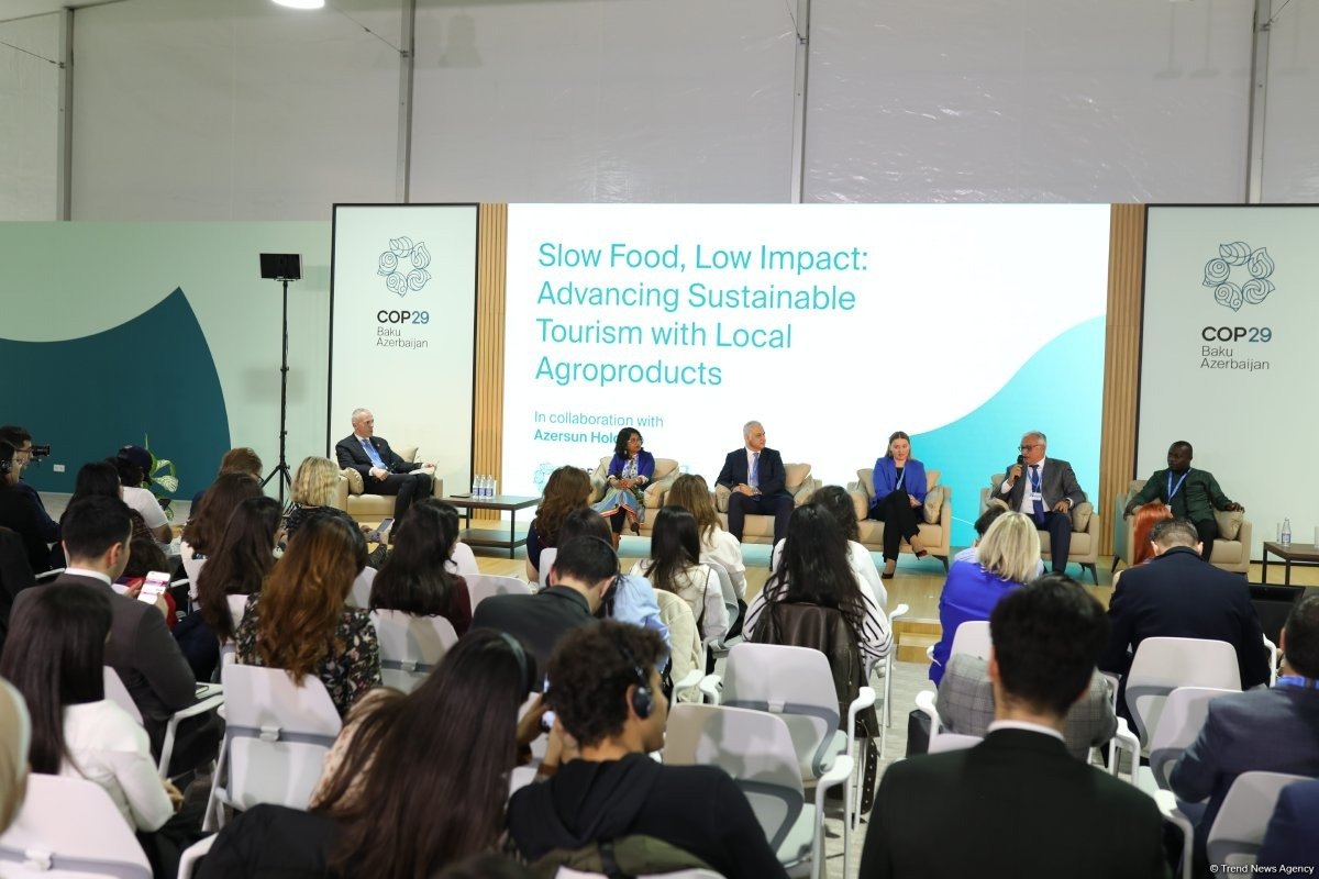 COP29 in Azerbaijan hosts panel discussion on “Slow Food” (PHOTO)