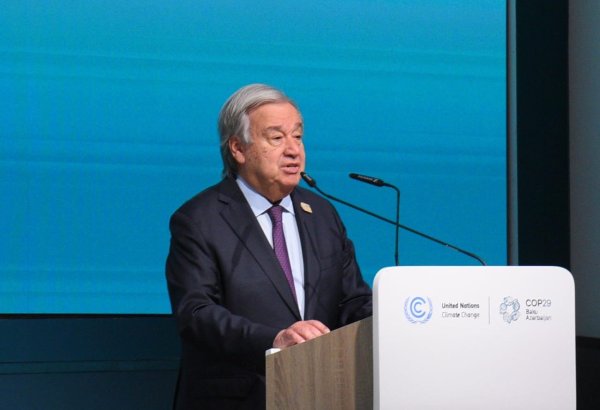 UN SecGen calls for urgent action on COP29 finance goals