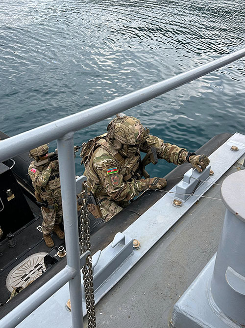 Azerbaijan Naval Special Forces participating in “SAT-SAS-2024” exercise (PHOTO)