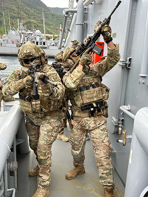Azerbaijan Naval Special Forces participating in “SAT-SAS-2024” exercise (PHOTO)