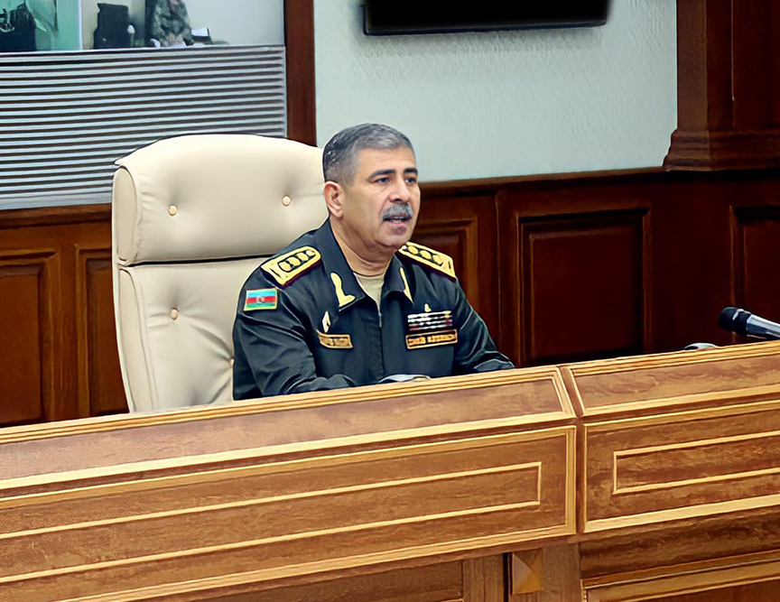 Azerbaijan Ministry of Defense holds official meeting