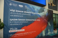 Men's, women's national artistic gymnastics competitions kick off in Baku (PHOTO)