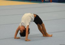Men's, women's national artistic gymnastics competitions kick off in Baku (PHOTO)