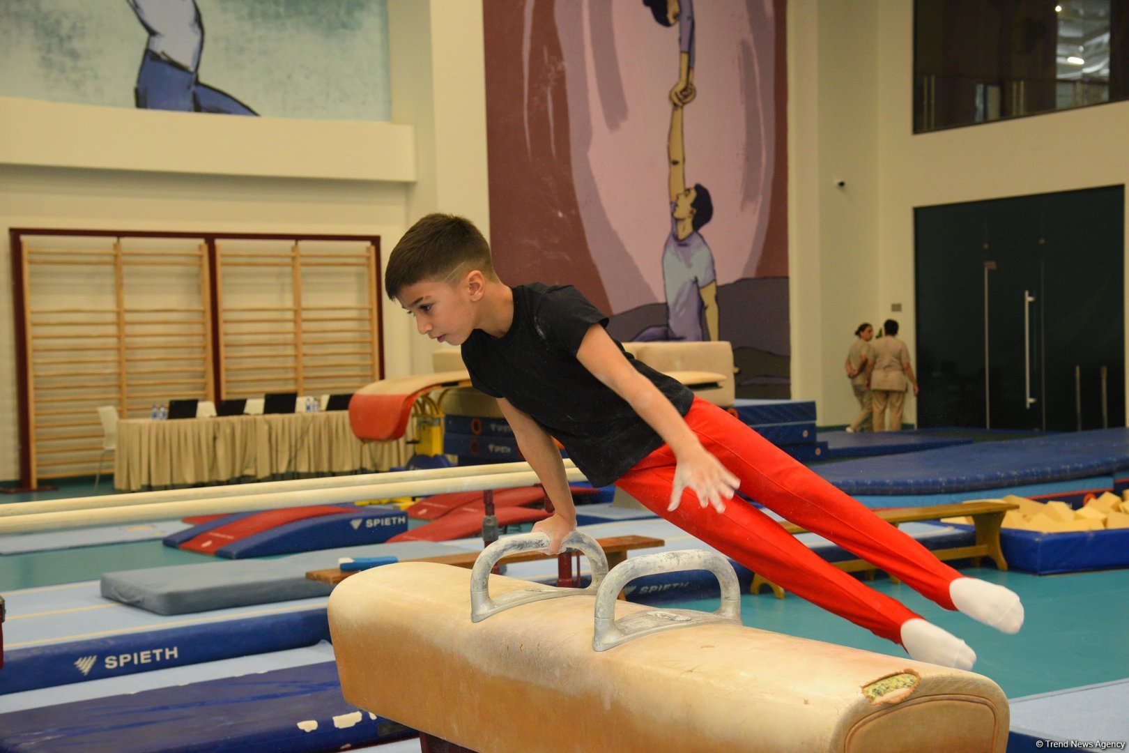 Men's, women's national artistic gymnastics competitions kick off in Baku (PHOTO)