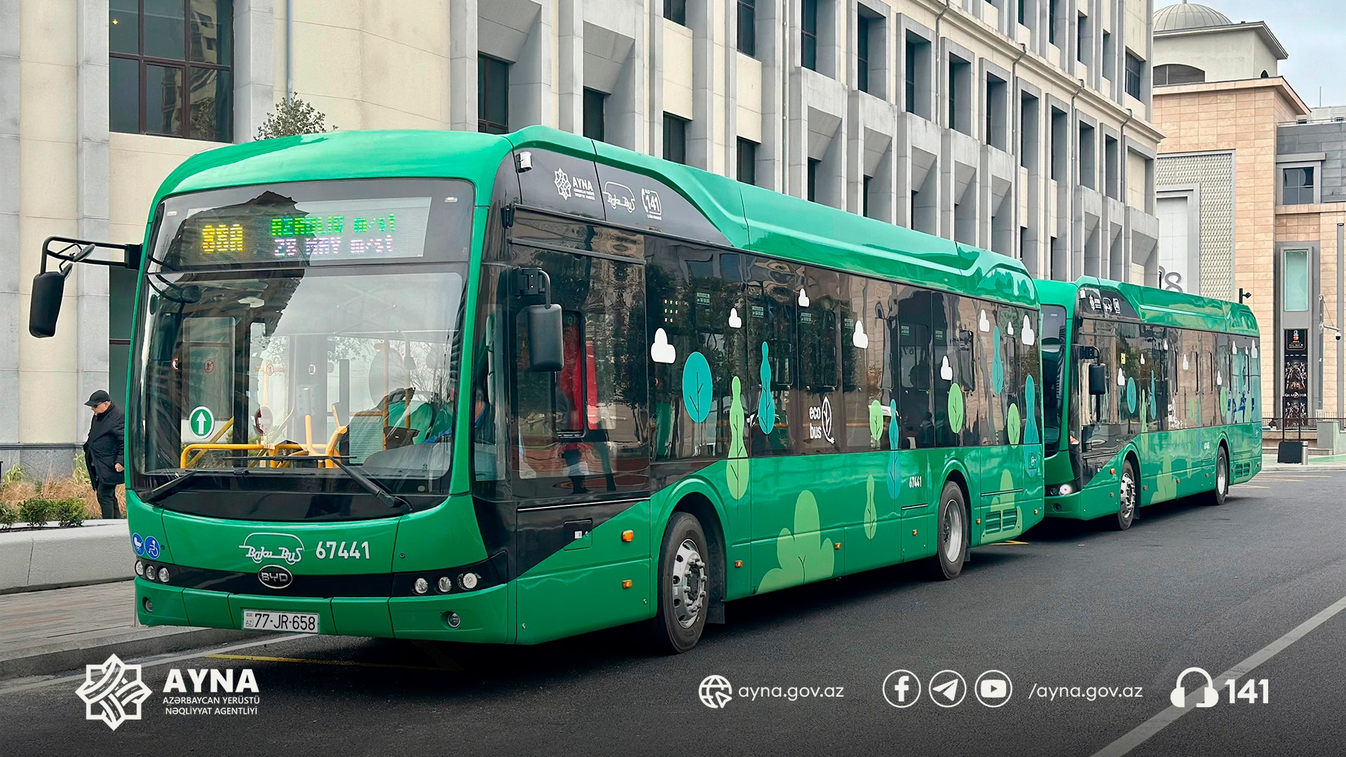 Azerbaijan's Baku rolls out electric buses on multiple routes