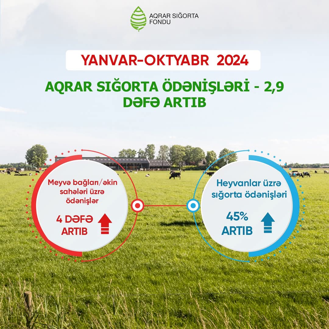 Azerbaijan's insurance payments in agricultural sector grow