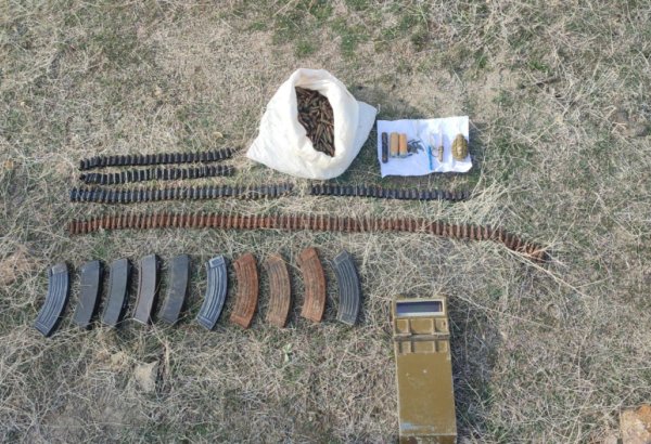 Azerbaijan unearths ammunition in Shahbuz district of Nakhchivan (PHOTO)