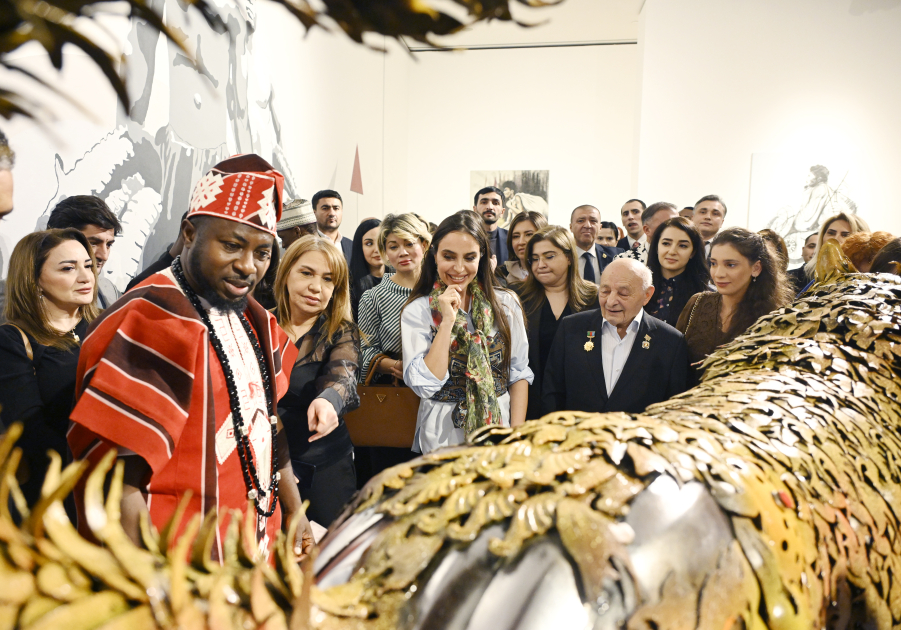 Vice-President of Heydar Aliyev Foundation Leyla Aliyeva attends inauguration of “Reclaimed Beauty” exhibition (PHOTO)