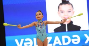 Azerbaijan's Baku 29th Rhythmic Gymnastics Championship kicks off (PHOTO)