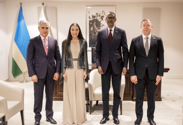 Vice-President of Heydar Aliyev Foundation Leyla Aliyeva meets with President of Rwanda (PHOTO)