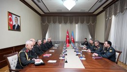 Azerbaijan, Türkiye brainstorm military cooperation horizons (PHOTO)